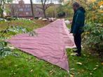 Bruine Dacron zeilen 5 stuks maten zie foto, Ophalen of Verzenden, Zo goed als nieuw, Minder dan 15 m²