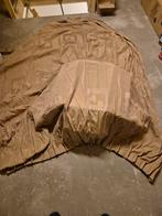 Gordijn - Bruin, Gebruikt, 100 tot 150 cm, Bruin, Ophalen of Verzenden