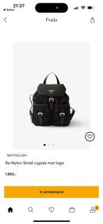 Prada rugtas small zwart goud ALLEEN VANDAAG, Ophalen of Verzenden, Nieuw, Speelkaart(en)