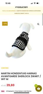 HONDENTUIG HARNAS AVANTGARDE SHERLOCK ZWART / WIT M, Ophalen of Verzenden, Nieuw, Hondenjas