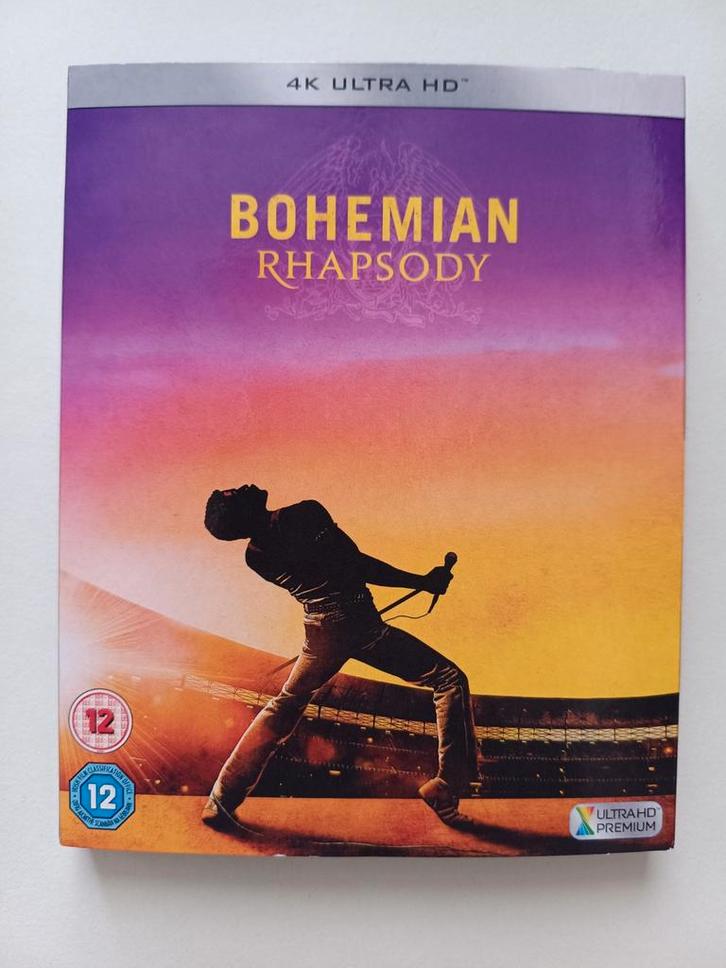 Bohemian Rhapsody – 4K Ultra HD + Blu-ray – Mint, Cd's en Dvd's, Blu-ray, Zo goed als nieuw, Muziek en Concerten, Ophalen of Verzenden