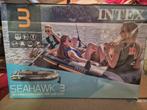 Seahawk 3 rubberen opblaasbot met peddels en pomp, Ophalen of Verzenden, Zo goed als nieuw