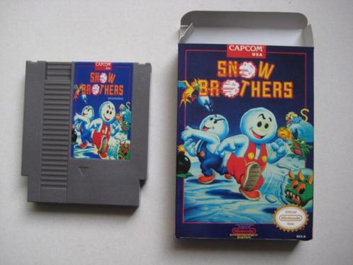 Snow Bros NES Nintendo, Spelcomputers en Games, Games | Nintendo NES, Zo goed als nieuw, Platform, 1 speler, Vanaf 3 jaar, Ophalen of Verzenden