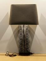 Antieke lamp, Huis en Inrichting, Lampen | Tafellampen, Ophalen, Stof, 50 tot 75 cm