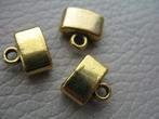 3094/ gold plated DQ eindkapjes, Ophalen of Verzenden, Nieuw, Kraal