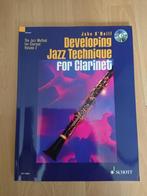Developping jazz technique for clarinet 2 John O'Neill, Muziek en Instrumenten, Bladmuziek, Les of Cursus, Ophalen of Verzenden