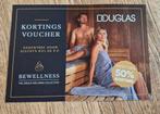 Kortingsvoucher douglas sauna, Tickets en Kaartjes, Kortingen en Cadeaubonnen, Eén persoon, Kortingsbon, Spa of Sauna
