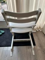 Trip Trap Kinderstoel - Wit, Kinderen en Baby's, Kinderstoelen, Ophalen, Gebruikt, Meegroeistoel