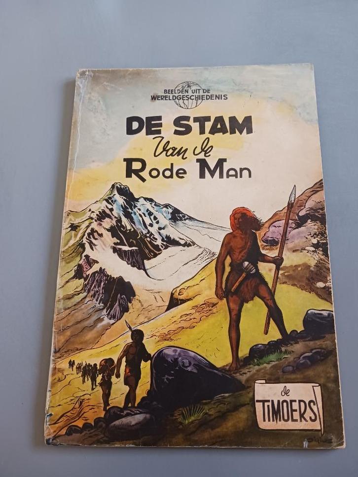 Timoers, Stam van de Rode Man 1ste druk, goede staat, Boeken, Stripboeken, Gelezen, Eén stripboek, Ophalen of Verzenden