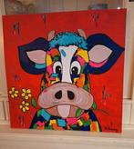 Gekke koe, Antiek en Kunst, Kunst | Schilderijen | Modern, Ophalen