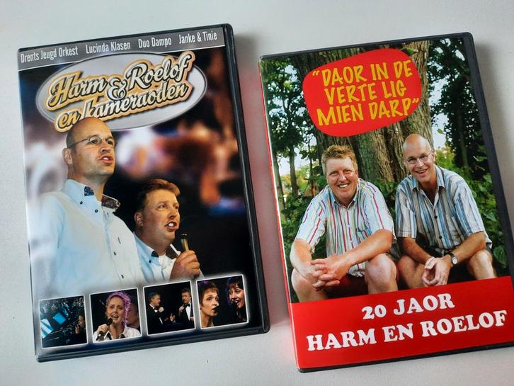 Harm & Roelof  2 DVD Set  ( nieuwstaat  ), Cd's en Dvd's, Dvd's | Cabaret en Sketches, Zo goed als nieuw, Tv-programma of Sketches