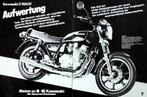 16 vintage advertenties Kawasaki motorfiets 1978-85 motor, Ophalen of Verzenden, Zo goed als nieuw, Motoren