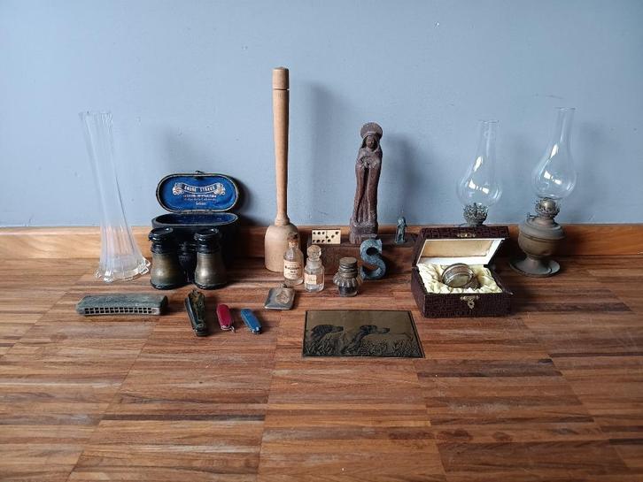 Lotje brocante spulletjes in 1 koop, Antiek en Kunst, Curiosa en Brocante, Ophalen of Verzenden