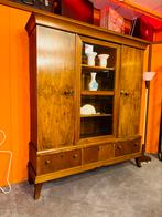 Vintage kast wandmeubel, Antiek en Kunst, Curiosa en Brocante, Ophalen