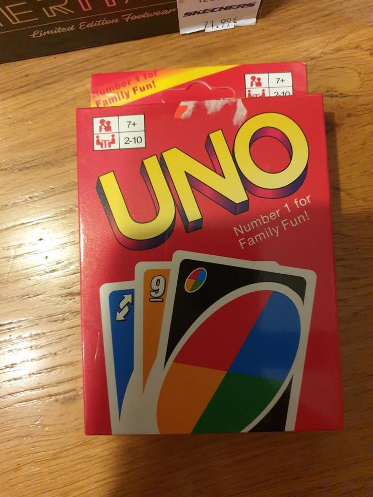 UNO Kaartspel - 20 Stuks, Hobby en Vrije tijd, Gezelschapsspellen | Kaartspellen, Nieuw, Drie of vier spelers, Vijf spelers of meer