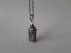 oude zilveren hanger en ketting (498), Ophalen of Verzenden, Zo goed als nieuw, Zilver, Zilver