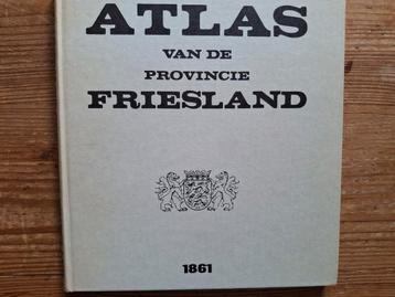 Atlas van de provincie Friesland 1861 Leeuwarden Gaasterland beschikbaar voor biedingen