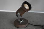 Retro vintage design wandlampje bruin vermoedelijk Herda, Ophalen of Verzenden, Gebruikt, Metaal, Jaren 70