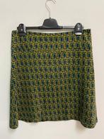 R4 - Groen-petrolblauw Froy & Dind rok maat L (1), Kleding | Dames, Maat 38/40 (M), Ophalen of Verzenden, Zo goed als nieuw, Onder de knie