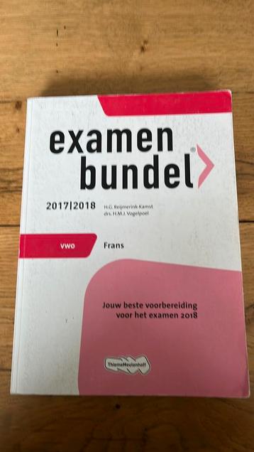 Examenbundel - VWO - Frans - 2017/2018 beschikbaar voor biedingen