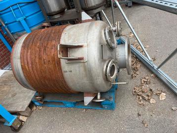 RVS Watertank met Warmtewisselaar Spiraal beschikbaar voor biedingen