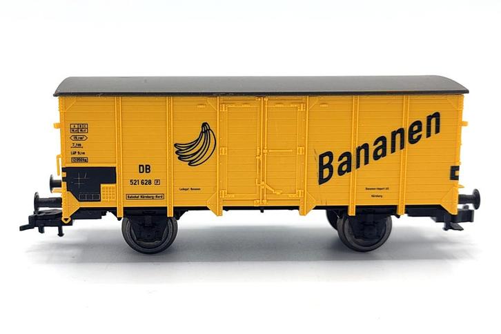 Fleischmann 521628 DB Bananen wagen, Hobby en Vrije tijd, Modeltreinen | H0, Gebruikt, Wagon, Gelijkstroom, Fleischmann, Ophalen of Verzenden
