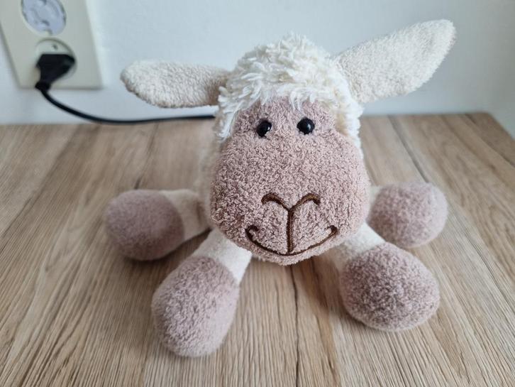 Super lieve Pluche Knuffel Schaap Olivia Wit Beige, Kinderen en Baby's, Speelgoed | Knuffels en Pluche, Zo goed als nieuw, Overige typen