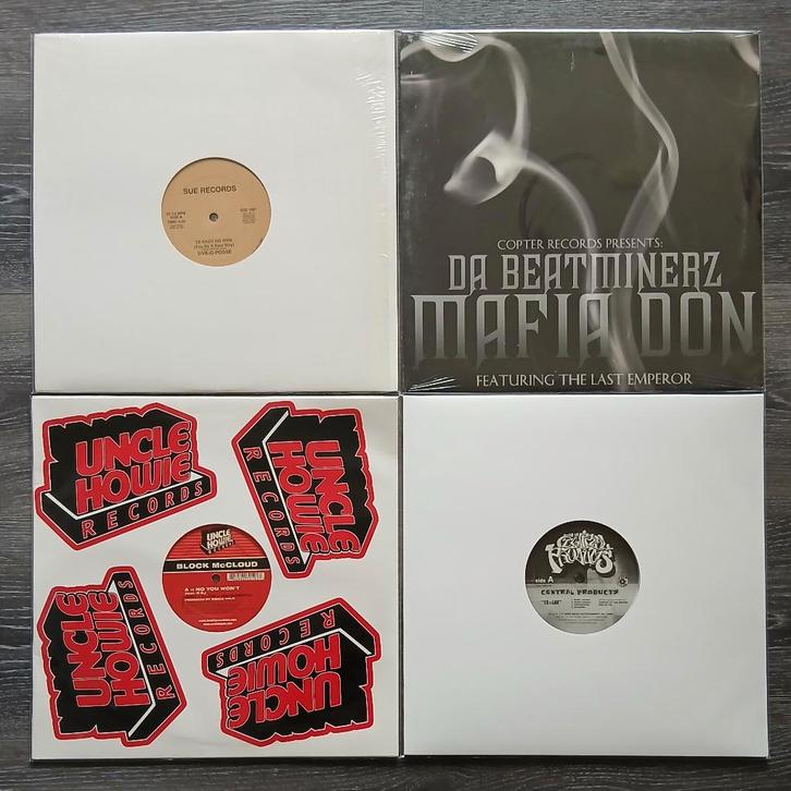 Pakket hip-hop platen, Cd's en Dvd's, Vinyl | Hiphop en Rap, Gebruikt, 1985 tot 2000, 12 inch, Verzenden