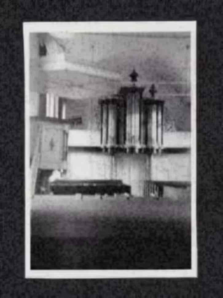 Foto Avereest Kerk Interieur Orgel Preekstoel., Foto, Ophalen of Verzenden, Zo goed als nieuw, 1940 tot 1960