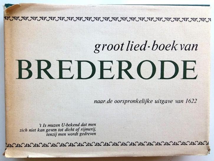 Brederode - Groot Liedboek, Boeken, Literatuur, Gelezen, Nederland, Ophalen of Verzenden