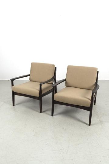 2 Refurbished Eugen Schmidt fauteuils vintage design SALE beschikbaar voor biedingen
