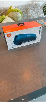Vaste prijs. JBL charge 5 blauw speaker nieuw., Ophalen of Verzenden
