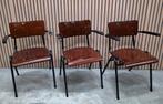 81 x Pagholz schoolstoelen houten horeca cafe stoelen retro, Ophalen of Verzenden