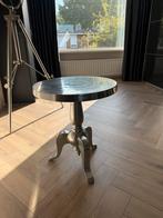 Metalen Bijzettafel - Stijlvol en Uniek!, Ophalen, Minder dan 45 cm, Minder dan 55 cm, Gebruikt