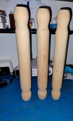 3 Beukenhouten Paaltjes 40 cm L doorsnee 5- Multifunctioneel, Ophalen
