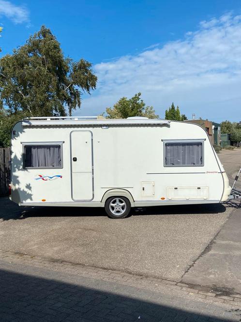 Wilk Springstar Deluxe 4.70/Mover/Warm water/Zakluifel/, Caravans en Kamperen, Caravans, Particulier, tot en met 4, 1000 - 1250 kg
