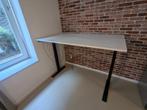 Sit-Stand Desk (Elektrisch zit-sta bureau) Ivono Wood White, Huis en Inrichting, Bureaus, Ophalen, Elektrisch, Zo goed als nieuw