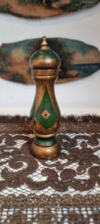 Oude florentijnse zout strooier goud groen * schapenweid, Antiek en Kunst, Curiosa en Brocante, Ophalen of Verzenden