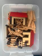 Kapla + houten blokken en huisjes, Kinderen en Baby's, Speelgoed | Bouwstenen, Ophalen, Gebruikt, Overige merken
