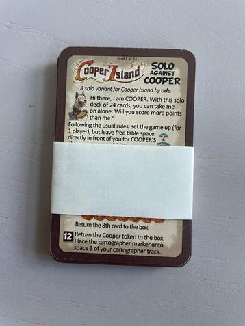 Cooper Island Solo Expansion - Solo against Cooper! beschikbaar voor biedingen