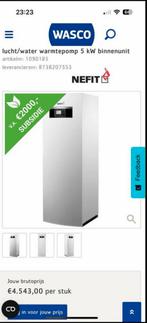 Nefit Warmtepomp, monoblok plus 270 liter boiler envi line m, Ophalen of Verzenden, Zo goed als nieuw, Hout