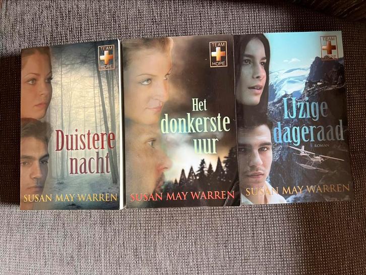 Driedelige christelijke serie van Team Hope, Boeken, Romans, Zo goed als nieuw, Nederland, Ophalen of Verzenden