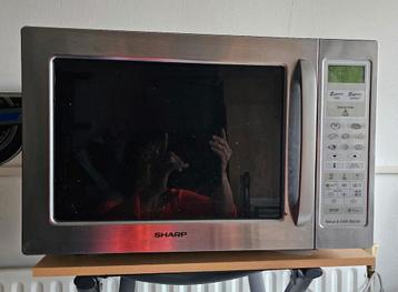 Sharp RVS R-696ST Combimagnetron - Grill & Hetelucht beschikbaar voor biedingen