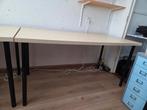 Ikea Linnmon bureau tafel werkplek 150x75 - 2 stuks, Huis en Inrichting, Bureaus, Ophalen, Gebruikt