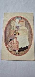 Oude prent kaart wenskaart " De Baker" Rie Cramer, Ophalen of Verzenden, 1920 tot 1940, Gelopen, Ambachten of Beroep