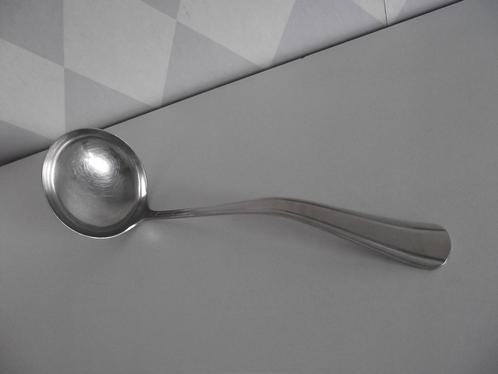 vintage RVS SOLA 640 kerkraam soep opscheplepel 28cm 1950-60, Antiek en Kunst, Antiek | Bestek, Ophalen of Verzenden