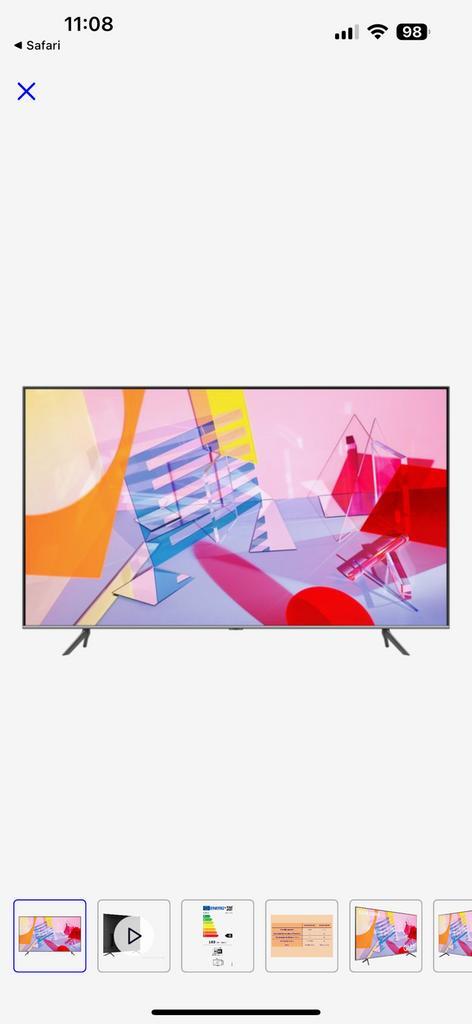 SAMSUNG QLED 4K 55Q64T (2020), Audio, Tv en Foto, Televisies, Zo goed als nieuw, QLED, 100 cm of meer, 4k (UHD), Samsung, Smart TV