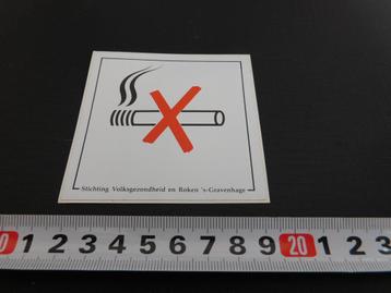 sticker Verboden te roken  beschikbaar voor biedingen