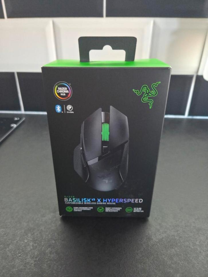 Razer Basilisk X Hyperspeed Muis - Draadloos - Nieuwstaat, Computers en Software, Muizen, Zo goed als nieuw, Muis, Rechtshandig