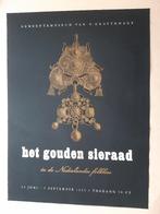 Originele Poster het Gouden Sierraad Gemeentemuseum, Ophalen of Verzenden, A1 t/m A3, Film en Tv, Rechthoekig Staand